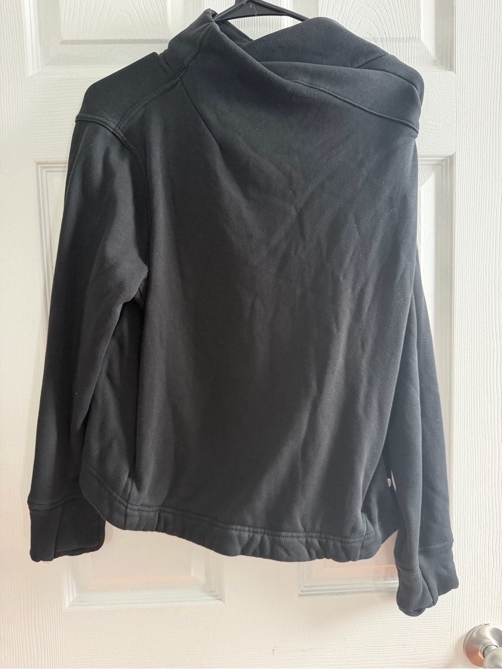 Apana Black Hooded Sweatshirt